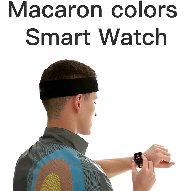 Macaron Y68 Ʈ ġ 8  1.44 ġ ũ   Smartwatch м  Ʈ  Fitpro   