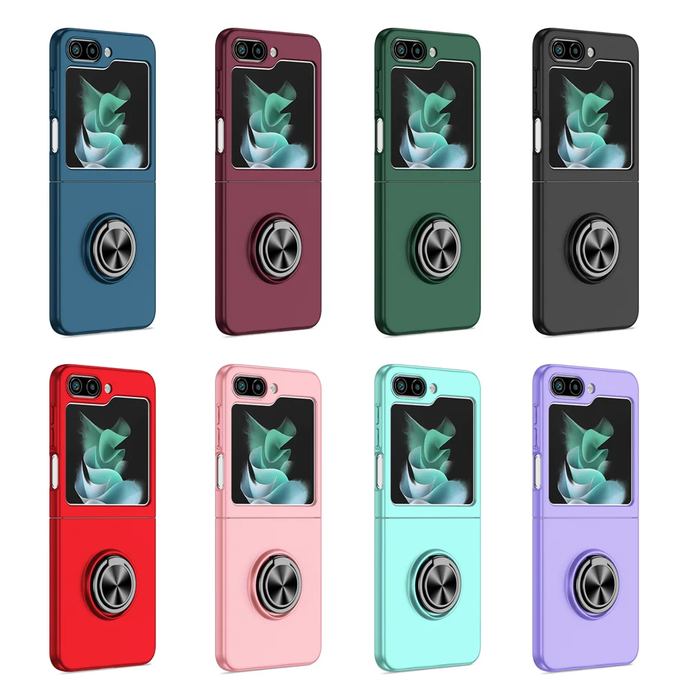 Custodia Per Anelli Magnetici Di Lusso Per Samsung Galaxy Z Flip 5 Flip 4 Zflip 2 3 Z Flip4 Cover Per Supporto Per Samsung Flod 3 2 4 Fold5