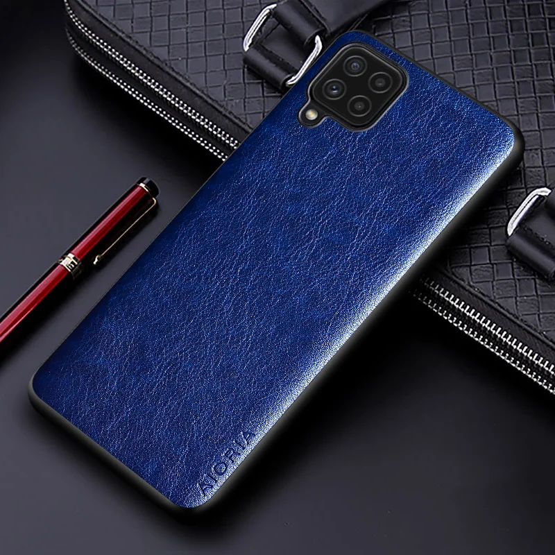 حافظة جلدية فاخرة PU لهاتف سامسونج جالاكسي M53 M33...