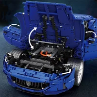 IN STOCK 11010 MOC Technical 1:8 Sports Car GranTurismo Building Blocks Bricks Model Assembling Toys for Boys Christmas Gift Set 4