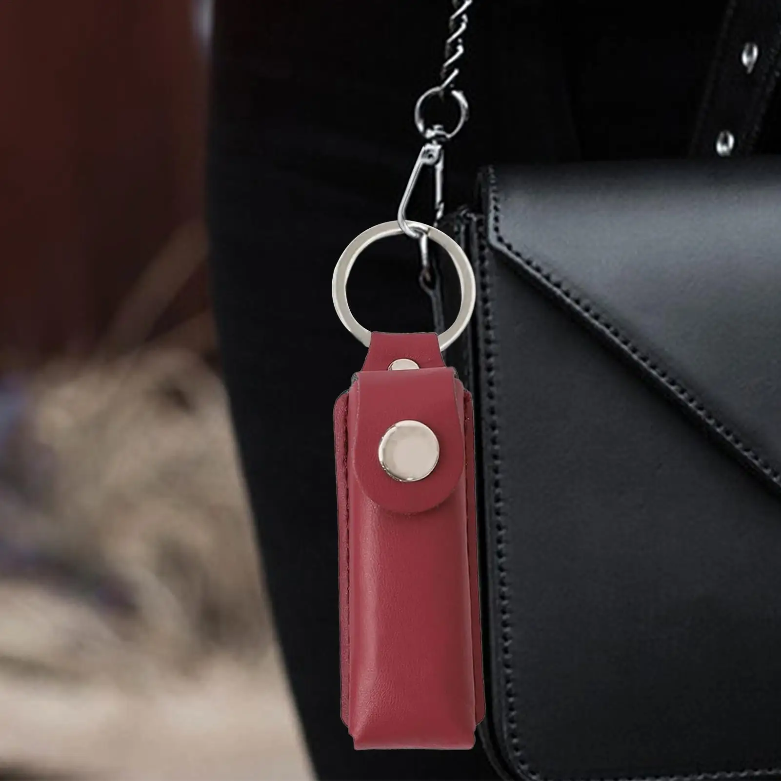 가죽 USB 플래시 드라이브 케이스 스크래치 방지 USB 플래시 드라이브 보관 케이스 미니 USB 플래시 드라이브 보관 가방 키체인