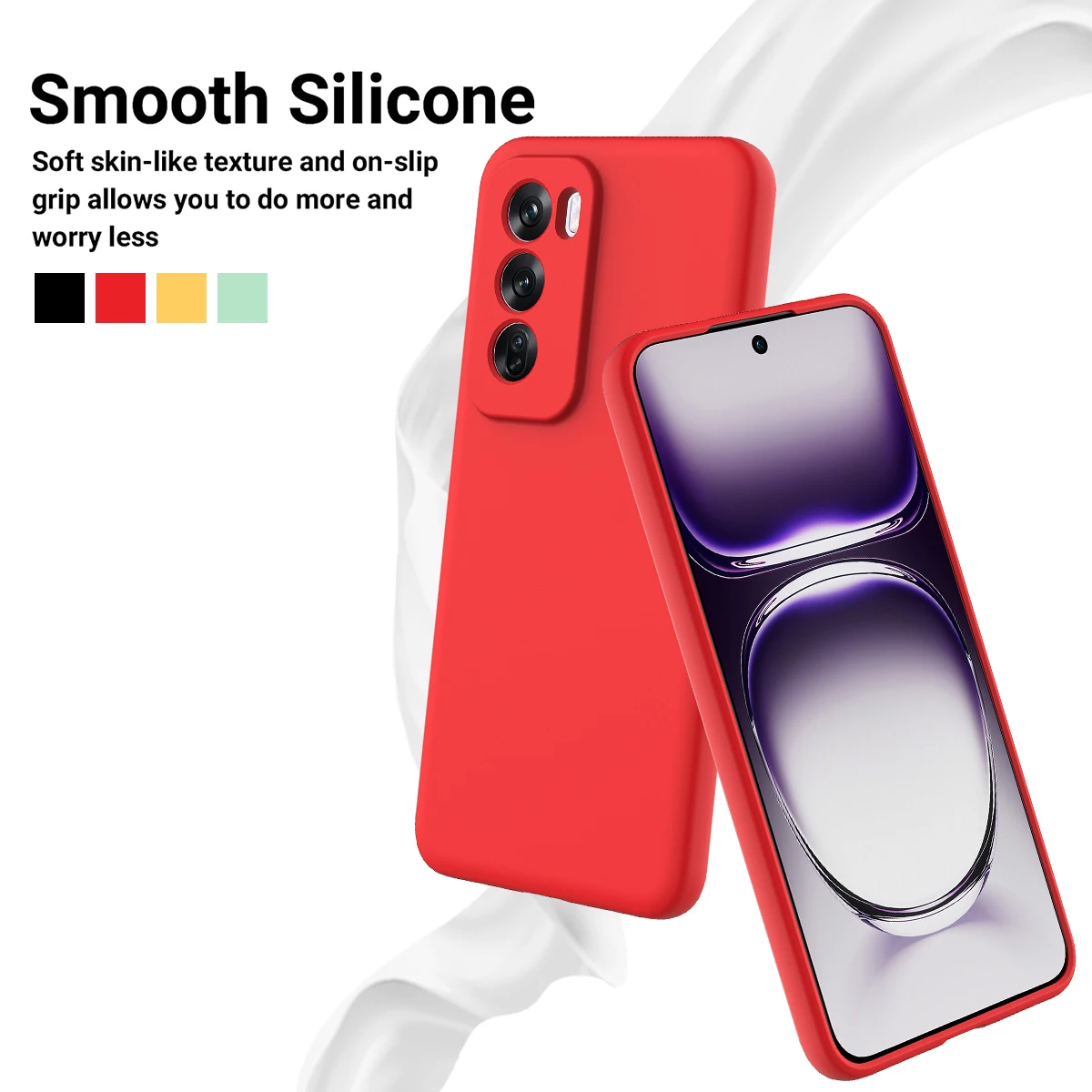 Liquid Silicone Protective Phone Case with Strap – Durable, Soft-Touch Cover for Enhanced Grip and Protection