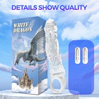 HESEKS Penis Sleeve Extensions Kondom Männliche Vergrößerung Verzögerung Vibratoren Cock Ring Vibrierende Penis Extender Abdeckung Sex Spielzeug für Männer 6