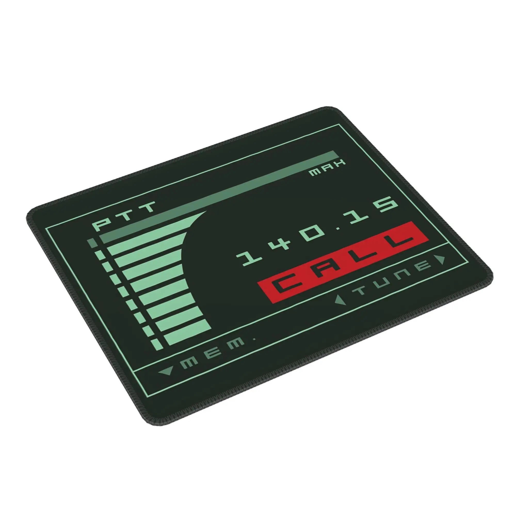 Stealth-Inspired Gaming Desk Mat - Metal Gear Solid Codec Design