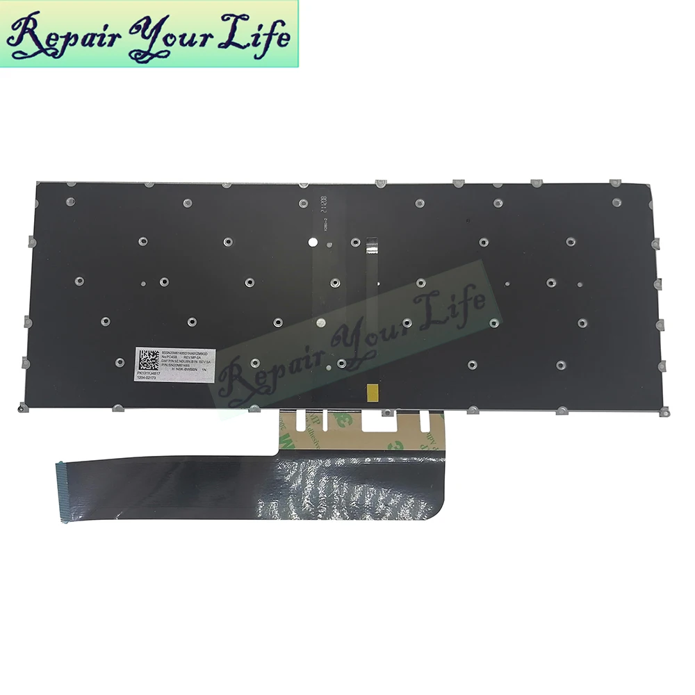 Russo Árabe Teclado Retroiluminado para Lenovo Ideapad Magro 14iil 514iil05 14itl05 Flex 14are05 Teclado Inglês Sn20m61485 us - Imagem 2