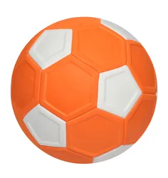 Precision Glide Soccer Ball - Official Size 5 Premium Training Ball (Orange)