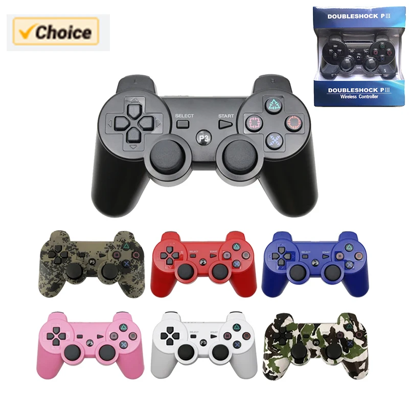 Ps3-Controller-Ergonomics-Delicate-Keys-Blue-White-Gamepad-Color-Handle ...