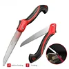 Woodworking Folding Saw, Small Handheld Saw SK9 Steel One-button Folding Design，Sharp Cutting Wood,Camping Steel Garden 4