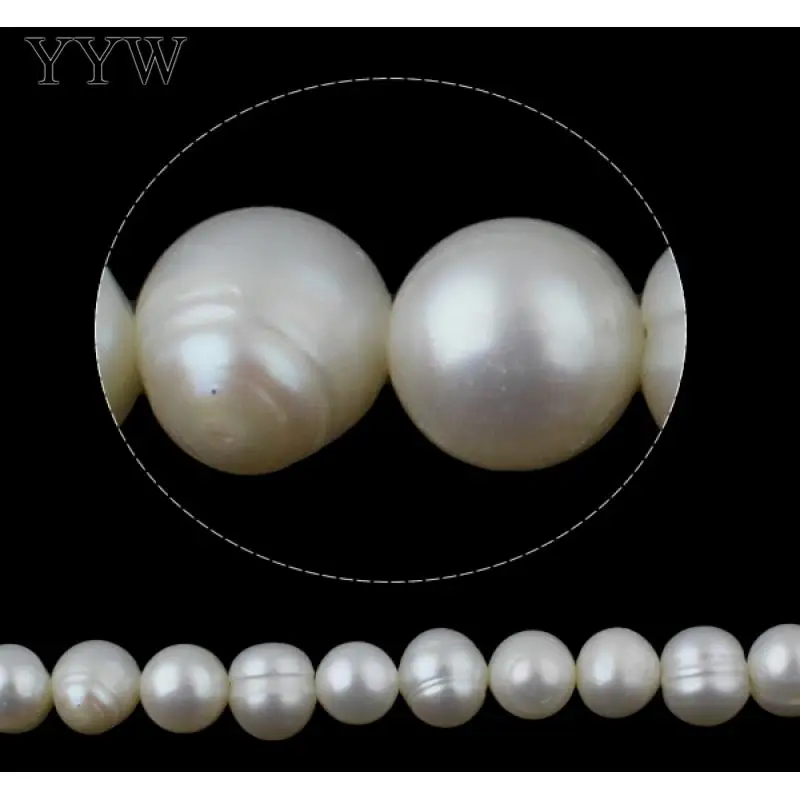 7-8mm High Quality 100% Natural Freshwater Pearl Beads white Pearl Round Loose Beads DIY Necklace Bracelat Jewelry Making