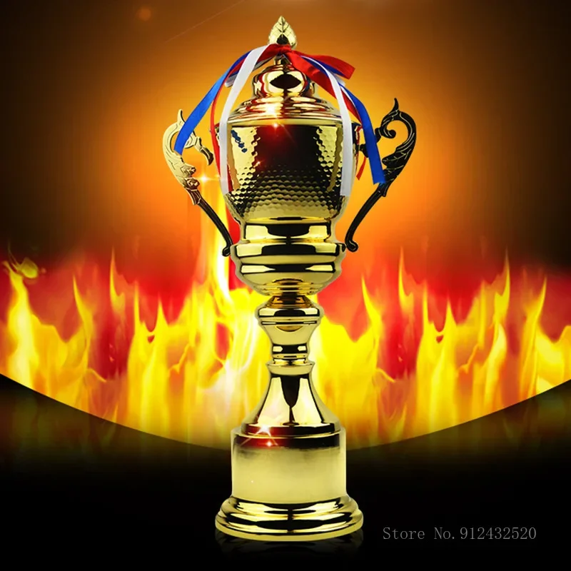 Customized Metal Trophy, Universal Trophies, Gold, Silver, Bronze, Commercial, Rewards, Home Decoration Souvenir Cup 1Pc
