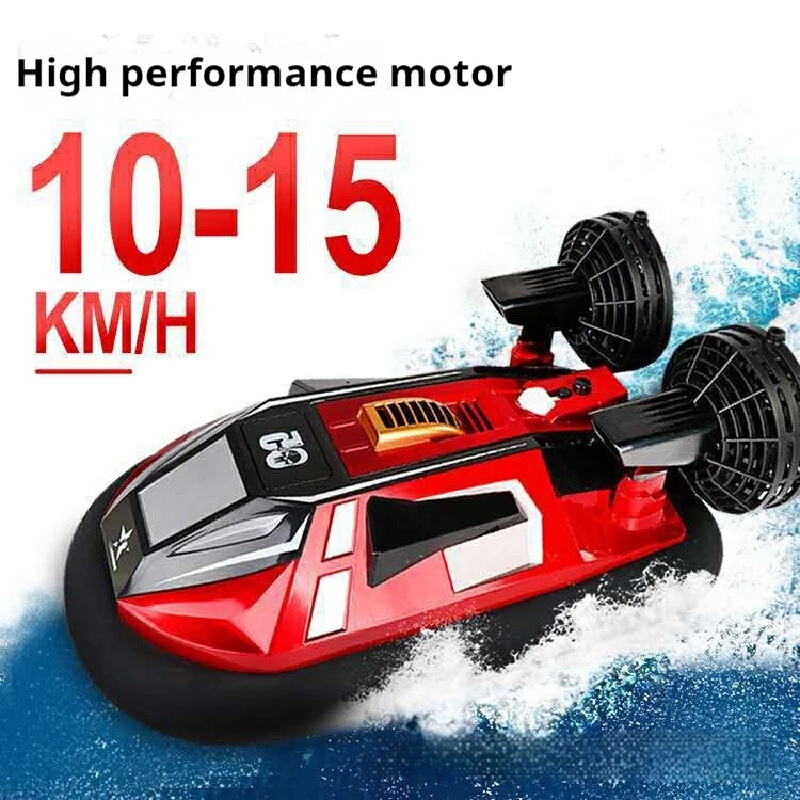 Bateau RC télécommandé rapide - Bleu Petit ou Rouge Grand