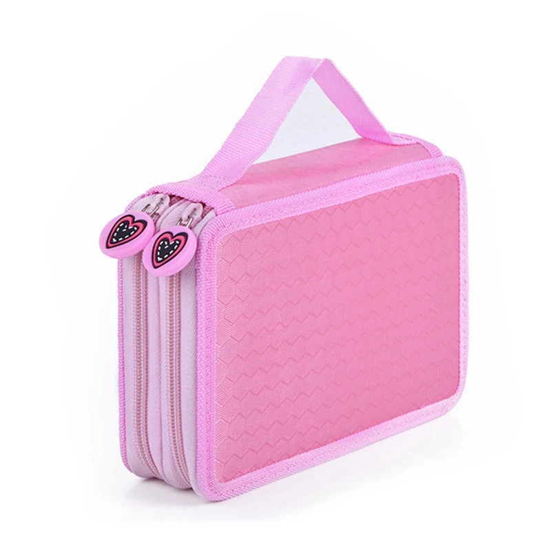 

Bag Box Kids Multifunction Stationery Pouch Portable Double Layer Oxford Cloth Pencil Case Creative Large Capacity Zipper Pen