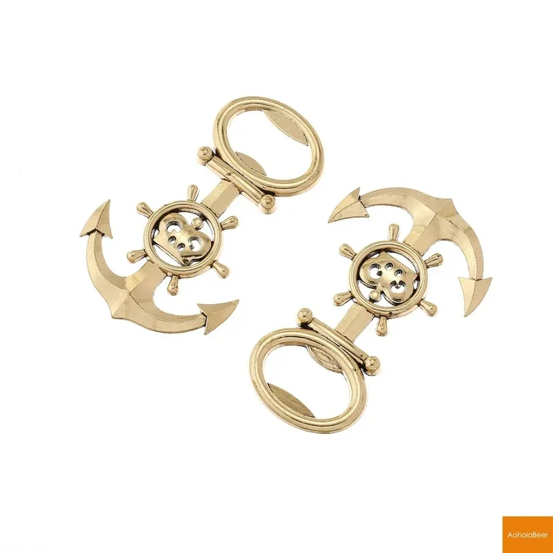 Creative Anchor Rudder Bottle Opener Presents Birthday Wedding Gifts for Guests Ocean Retro Alloy Opener Tools Groomsmen Gifts