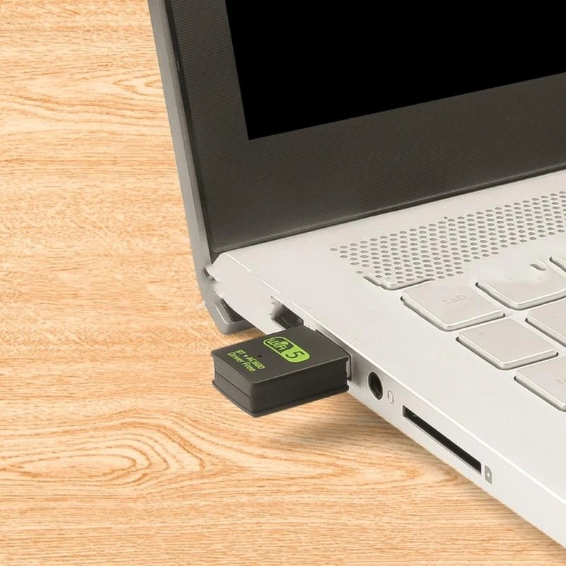 고속 인터넷 어댑터 미니 USB WiFi 어댑터 컴퓨터 사용을 위한 600Mbps 더블 밴드 무선 인터넷 동글