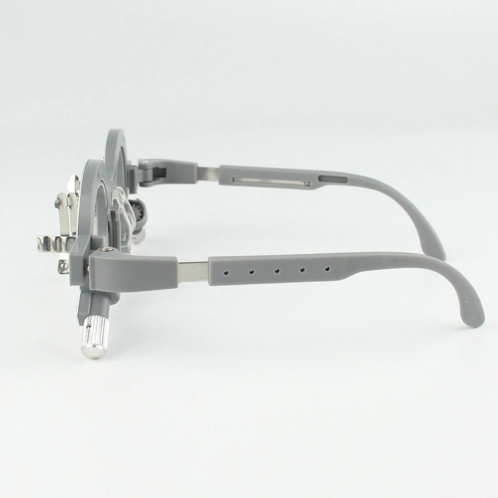 1pc Trial Frame Ophthalmic Trial Lens Frame Fixed PD Grey Color