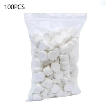 100pcs Camping Disposable Compressed Towel Travel Hotel Portable Face Wash Towel Absorbent Towel Tactical Camping Supplies