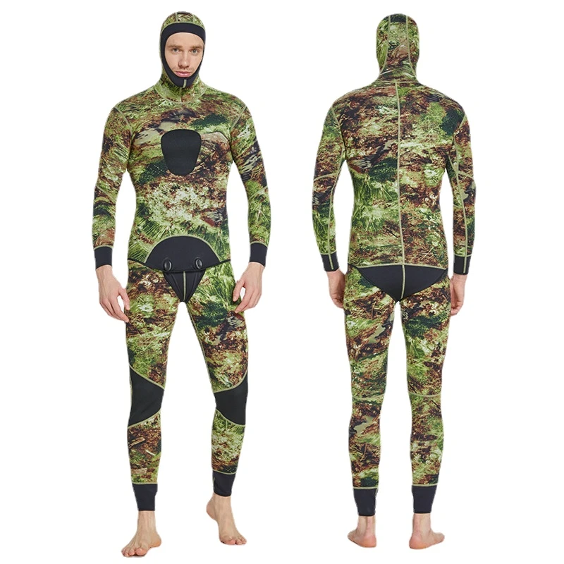 Sbart 5mm Neoprene Wet Suit Camouflage Spearfishing Wetsuits For