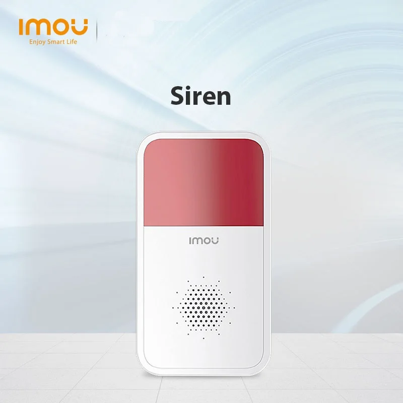 IMOU Smart Wireless Strobe Siren and Light Security Alarm System Home Sound Flash Light Alarm Indoor (no Battery )