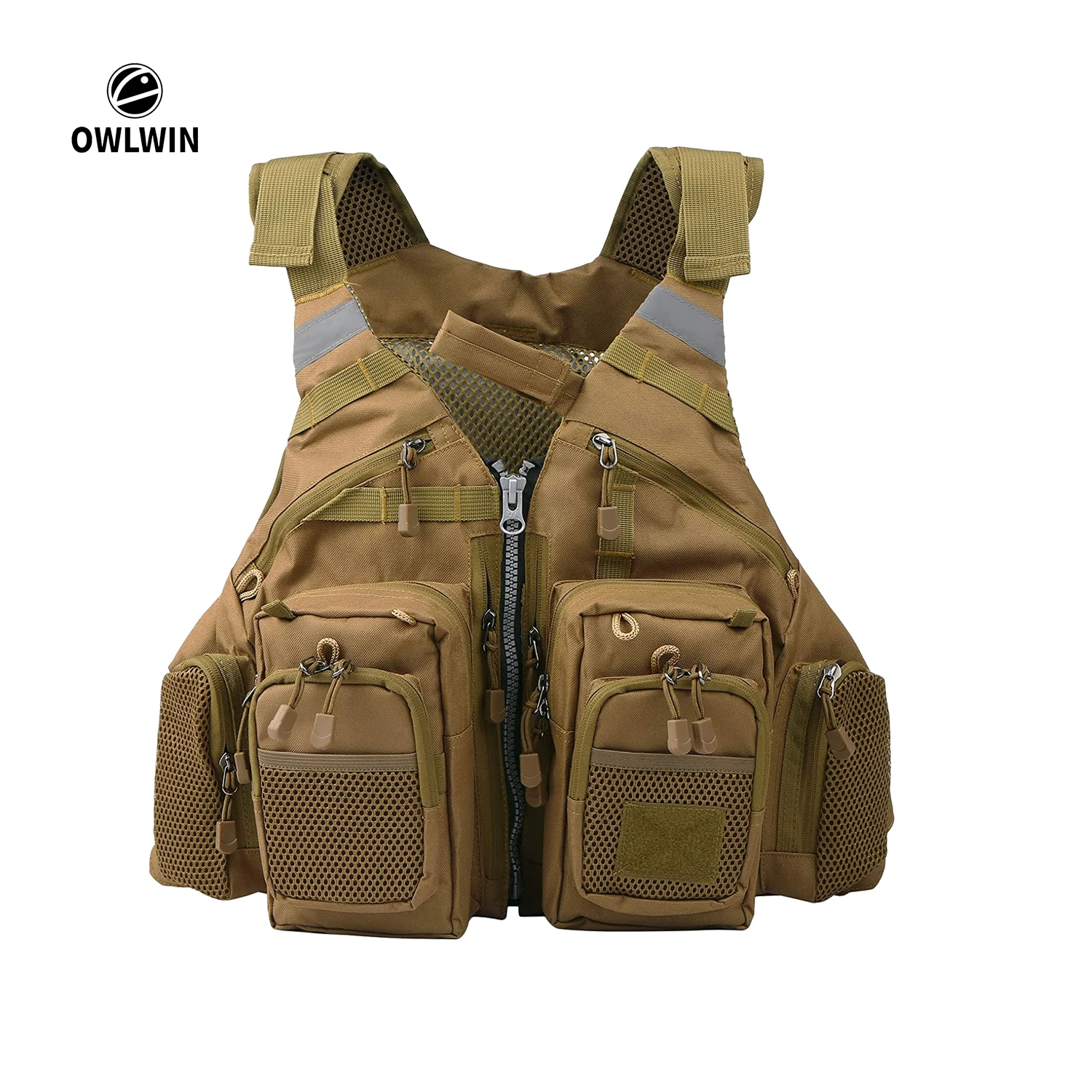 2022 life fishing vest outdoor sport flying Owlwin ife jacket men  respiratory jacket survival utility vest safety vest