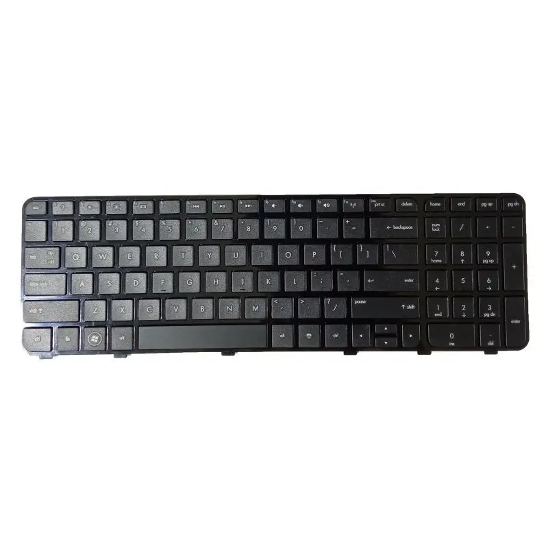 Genuine HP Pavilion DV6-7000 Series Keyboard With Frame - US Layout, NEW (697454-001) 4 thumbnail image