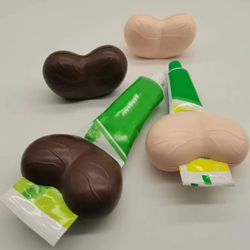 창의적인 재미있는 치약 압착기, 치약 헤드 커버, 가정용 욕실 치약, 거치대 방진 압착기