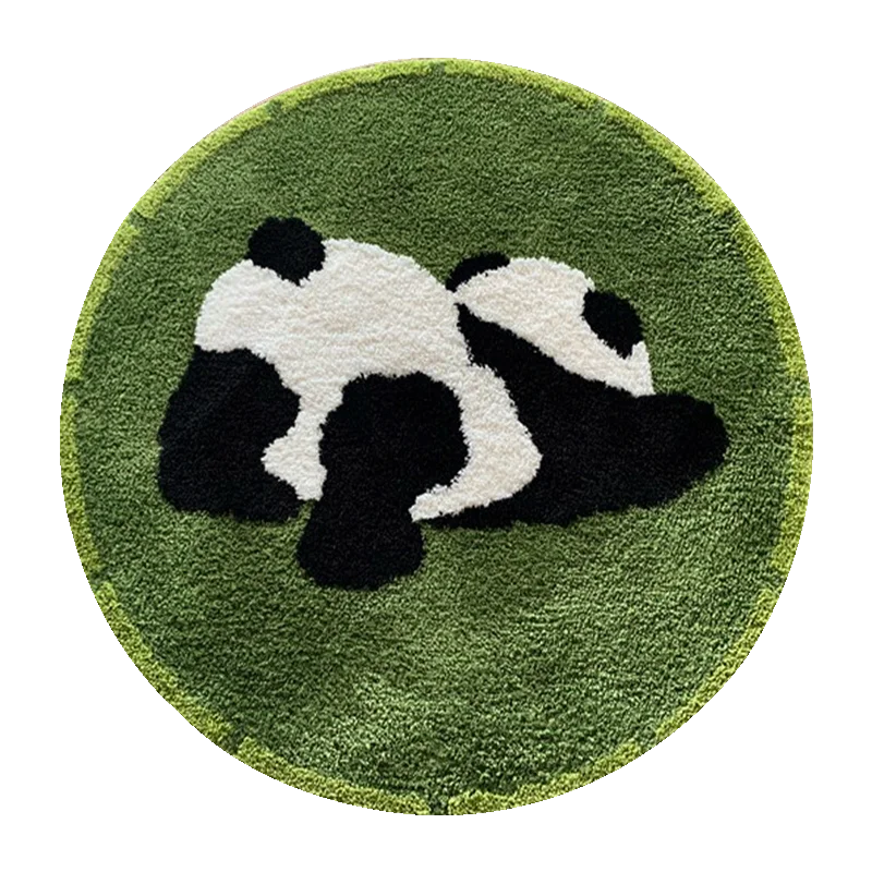 

Children's room cartoon round blanket/cat-like living room carpet coffee table blanket cartoon bedroom mirror blanket