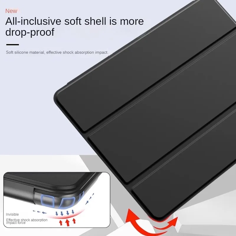 Magnetic Folding PU Stand Soft TPU Back Cover
