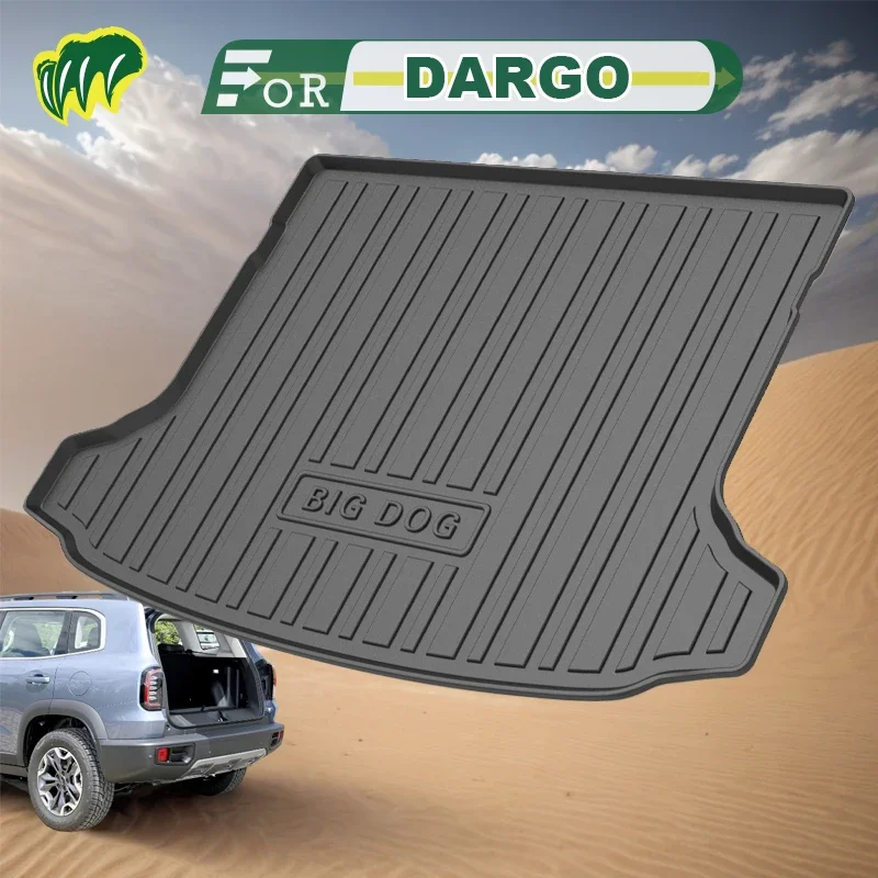 

For Haval DARGO 2th 20 2021 2022 2023 Custom Fit Car Trunk Mat All Season Black Cargo Mat 3D Shaped Laser Measured Trunk Liners