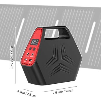 SinKeu 100W Portable Power Station Camping Charger Solar Generator with 40W Solar Panel Foldable for Home Outdoor Emergency RV 2