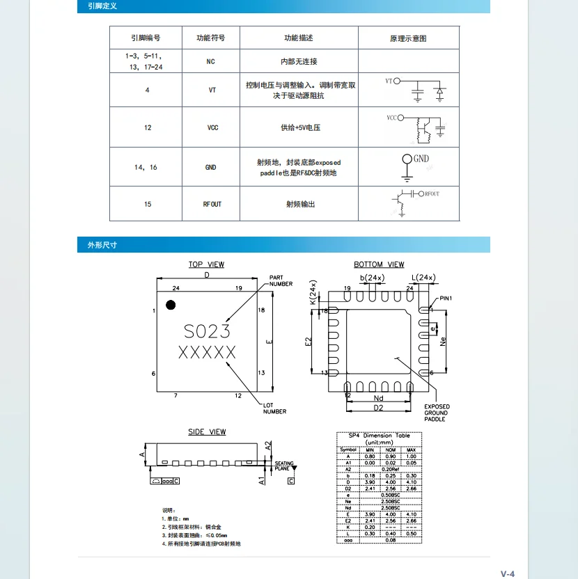 S023 VCO 전압 제어 발진기 6-12GHZ 8-12GHZ