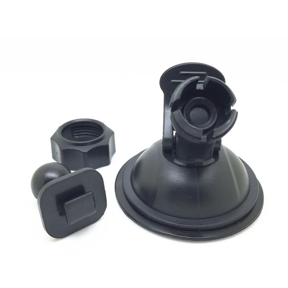 Suction Cup Camera Holder Car Driving Recorder Easy Installation Black Mount Part Wear-resistance 360 Rotating