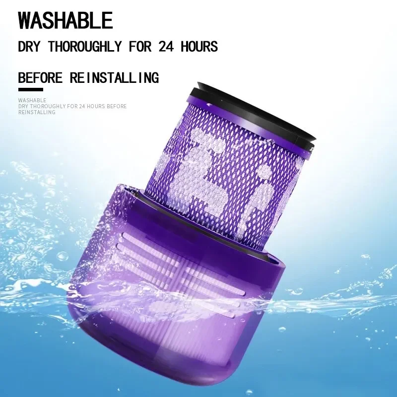 Vacuum Cleaner Filter For Dyson V10 US Version Washable Replacement HEPA Reusable