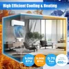 Mini AC Split-System, 17 SEER2 Ductless Air Conditioner w/Pre-Charged Condenser, White (9000BTU, 220V, 17 SEER2) 3