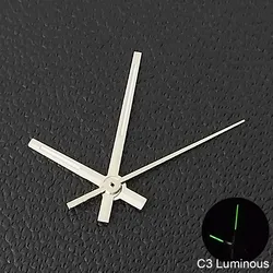 Green C3 Luminous 12.5mm Watch Hands - Premium Watch Accessories and Parts (28 silvery)