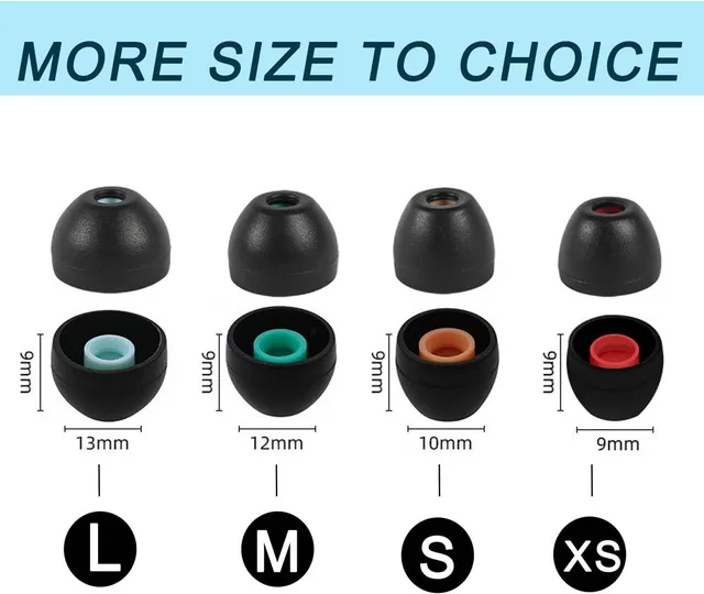 4 Paires Embouts Silicone Pour Sony WF-1000XM5/XM4/XM3 - Confort Et Isolation