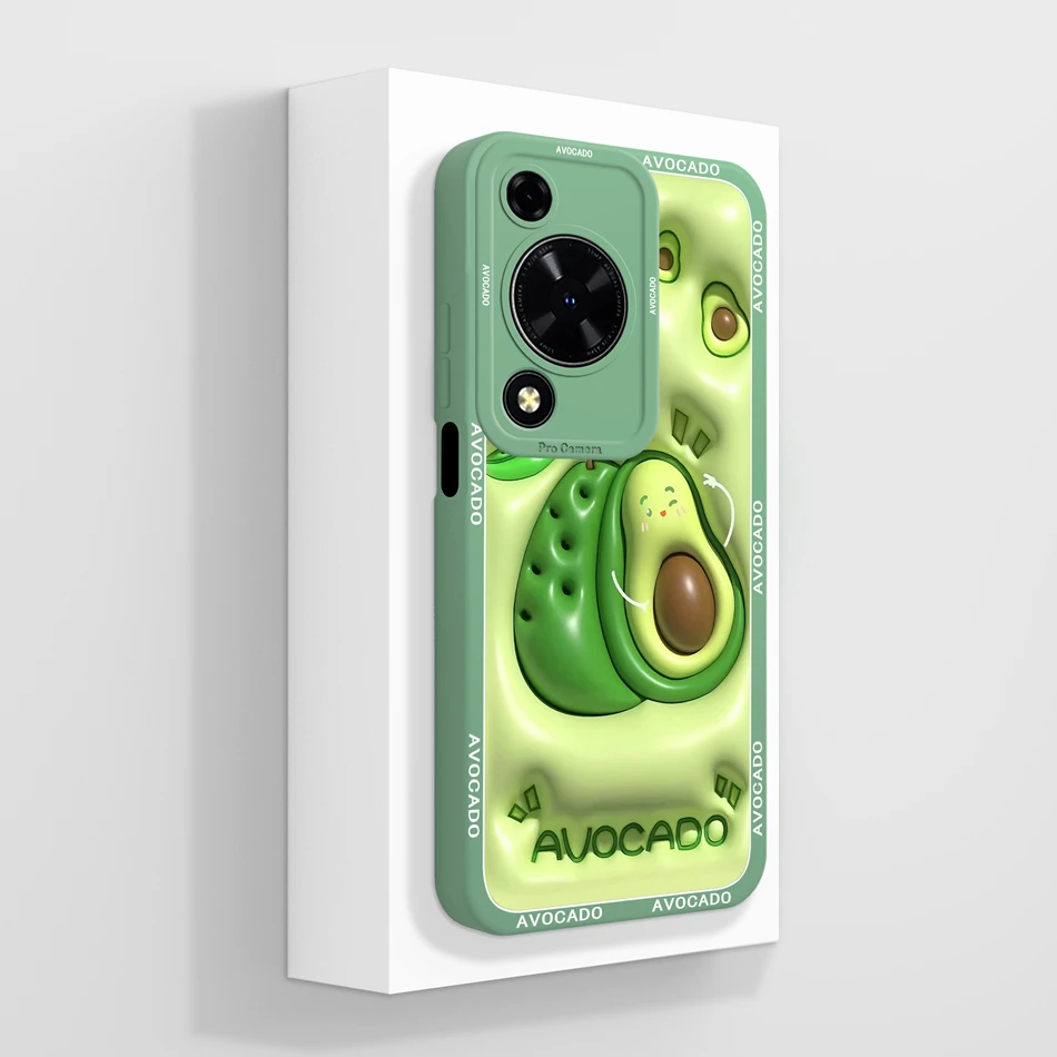 Cute Design Phone Case with Camera Protector, Soft Liquid Silicone Protective Bumper