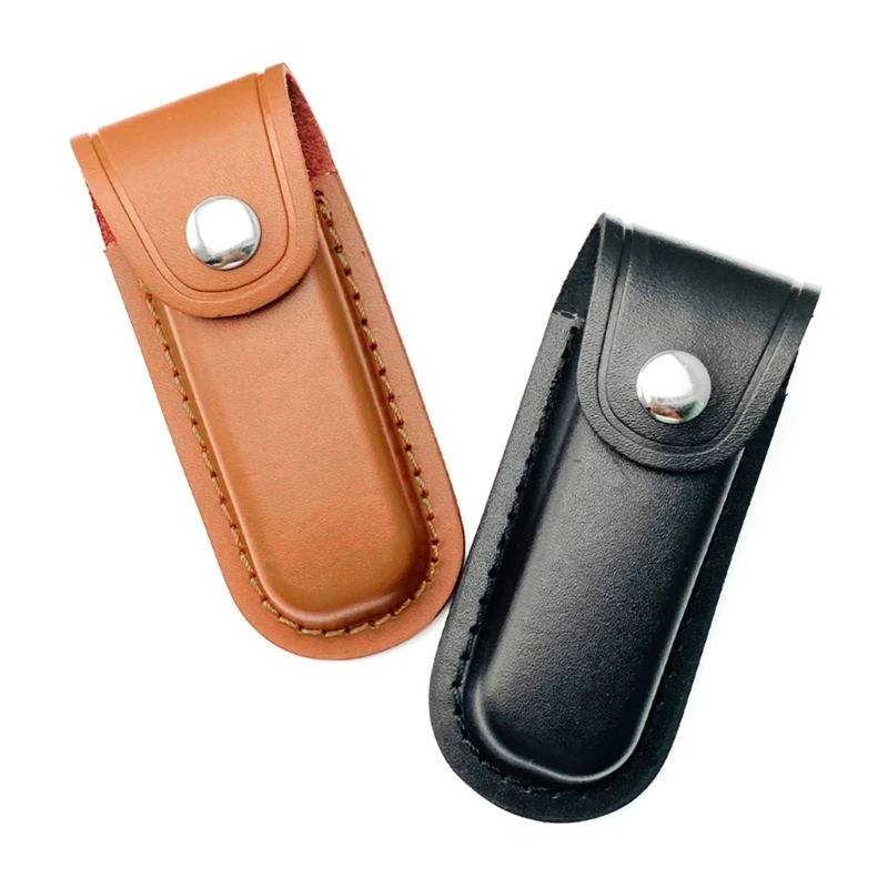 

Vintage Leathers Sheath Knife Pocket Folding Knife Sheath Carriers Holsters DropShip