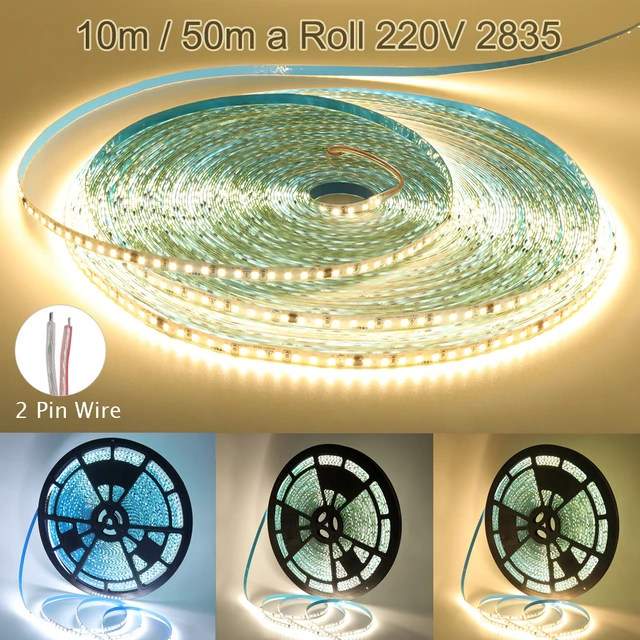 Tira LED 220V SMD5630, 120Led/m, 1 metro - - Tiras LED