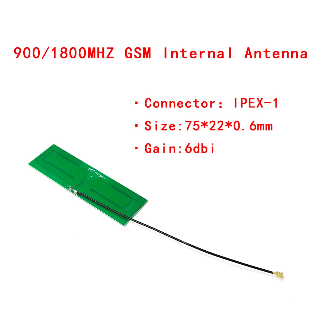 

1pc 900/1800MHZ GSM Internal Antenna 6dbi High Gain Module Aerial PCB 75*22*0.6mm Wholesale Price