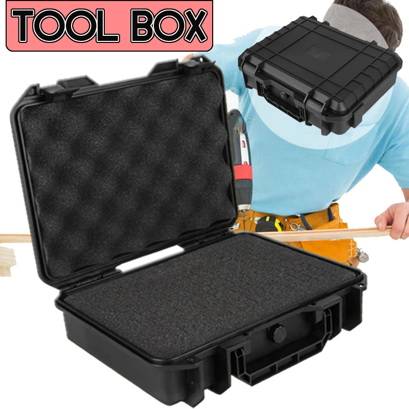 Plastic Tool Box Precision Instrument Hard Case Hardware Tool box organizer rigid case Portable Toolbox Rigid Briefcase