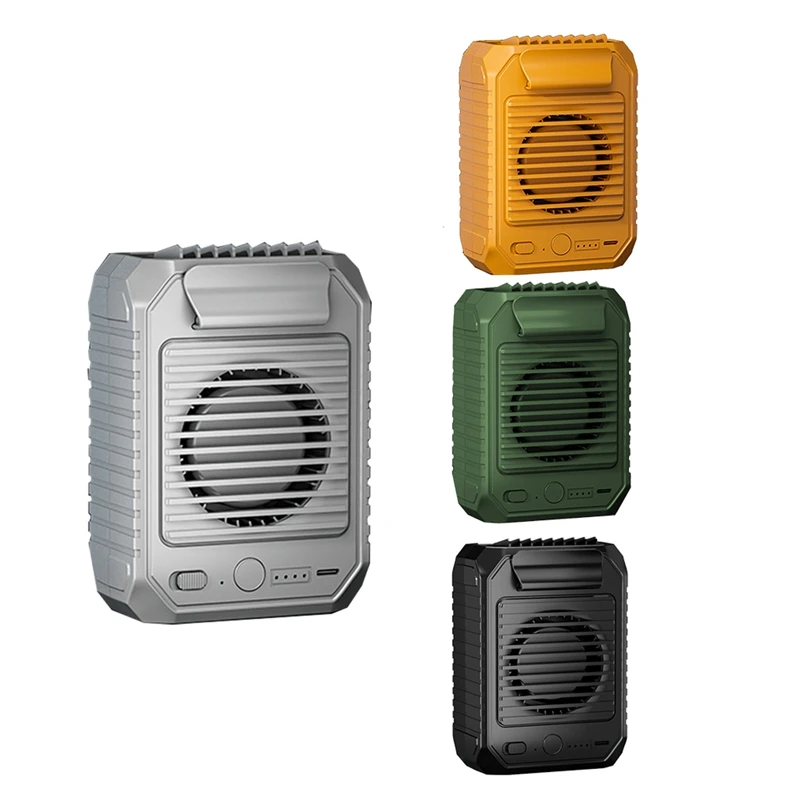 

M22 Outdoor Hanging Waist Fan 10000Mah Portable Neck Hanging Multifunctional Charging+Cooling Waist Hanging Fan