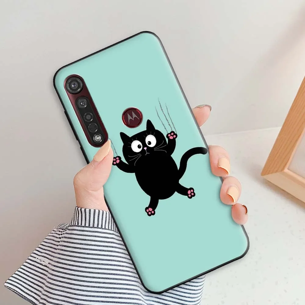 Sleek Matte Silicone Protective Case - Fashion TPU Back Cover for Motorola Moto G8 Plus, G8 Play & G8 Power
