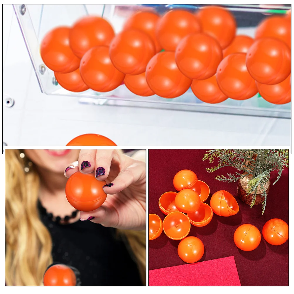 50Pcs Lottery Balls Game Raffle Balls Openable Raffle Small Lottery Table Game interesting game balls