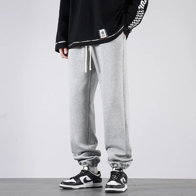 Autumn New Plus Size Men's Clothing 190 Tall Men's 110-115-120cm Long Legs Extra Long Men's Pants Straight Leg Casual Pants view 3