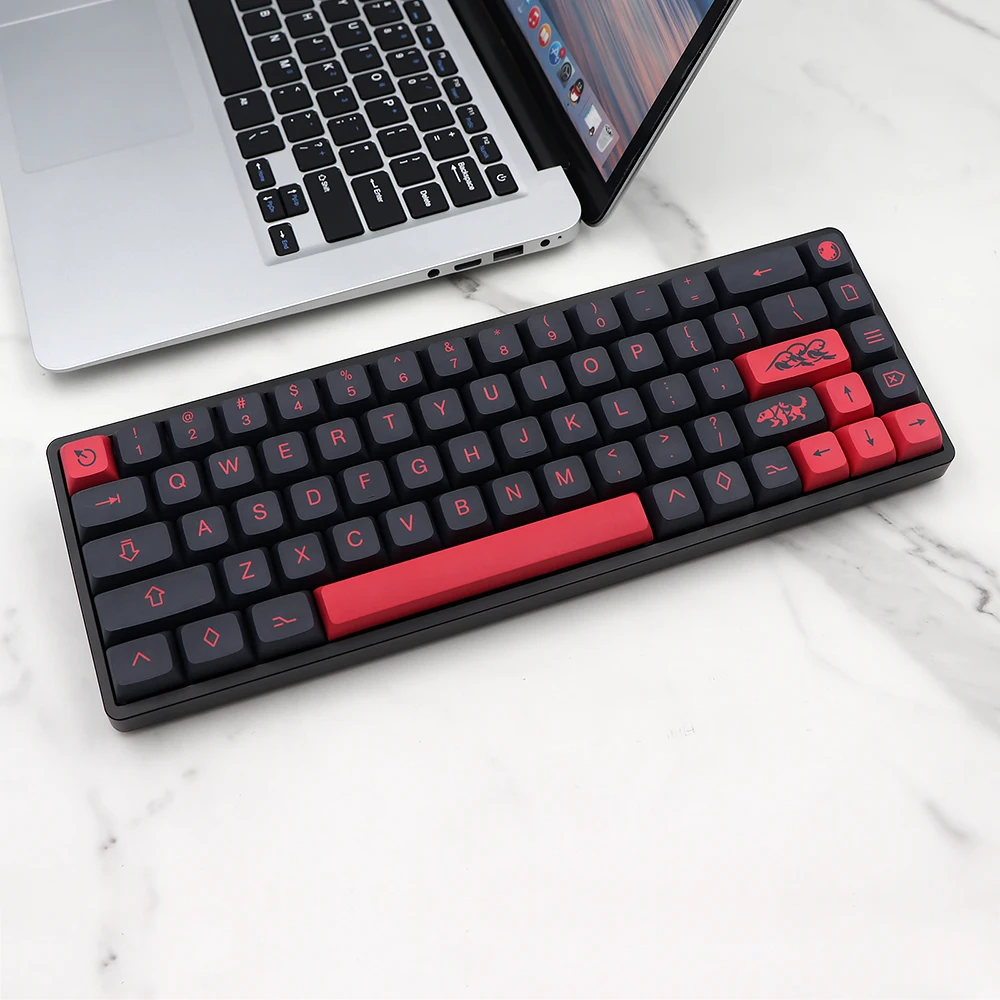 980 104 teclado mecânico gmk chave tampa 7u divisão barra de espaço