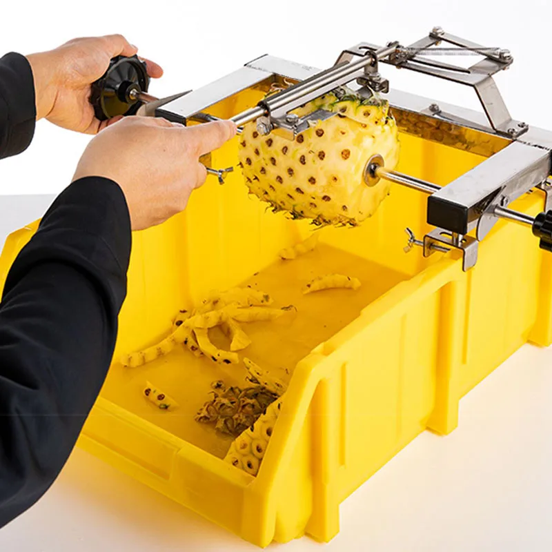 

Pineapple Knife Artifact Peeling Machine Stainless Steel Automatic Pineapple Eye Removal Knife Clip Set Tool Machine