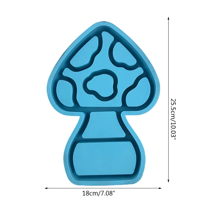 Mushroom Shaped Storage Shelf Epoxy Resin Mold Display Stand Silicone Mould DIY Jewelry Trinket Holder Drop shipping