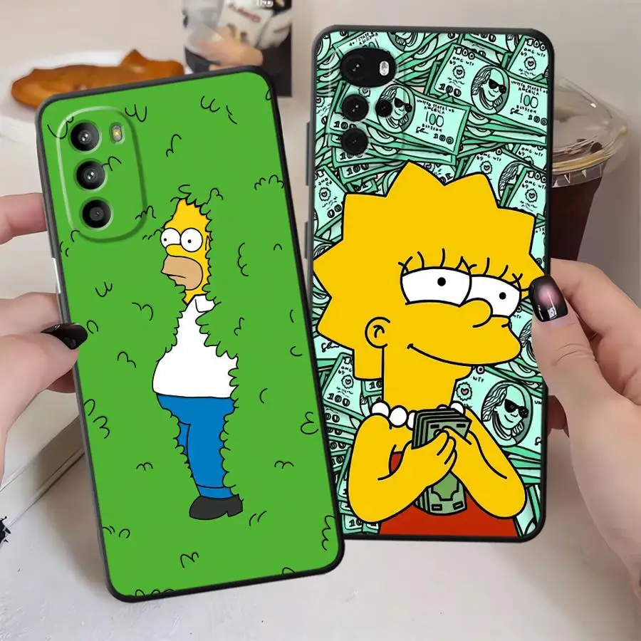 Black Soft Funny Homer Simpson Case - Playful Design and Durable Protection