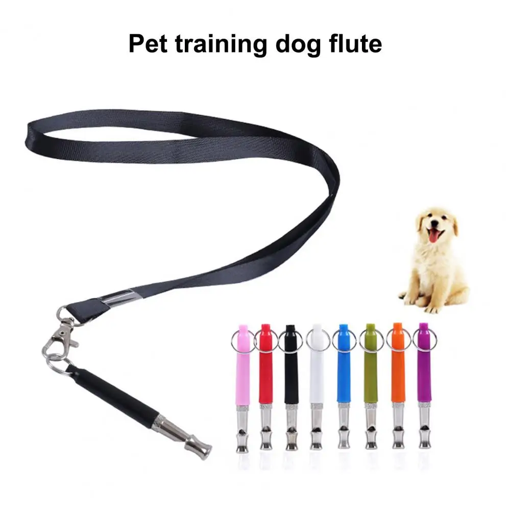 

Professional Ultrasonic Dog Whistle Effective Training With Lanyard Easy To Carry Rust-proof Dog Whistle