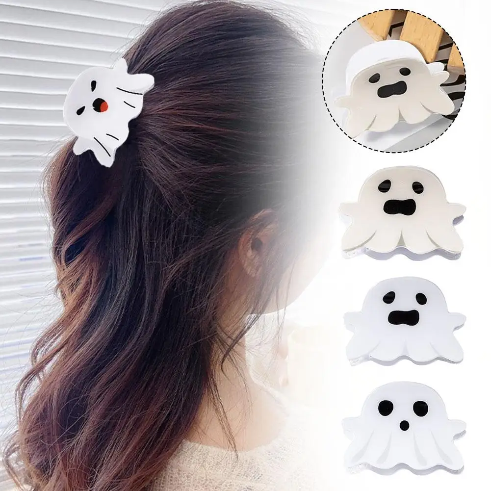 

Funny Halloween Cartoon Ghost Hair Clip For Women Girls Hairpin Holiday Dressing Hair Accessories New Trendy Decor X2H7